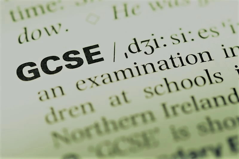 A close up look at the definition of the term GCSE. 
