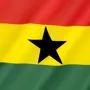 An image of the flag of Ghana.