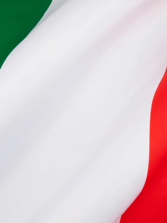 An image of the flag of Italy