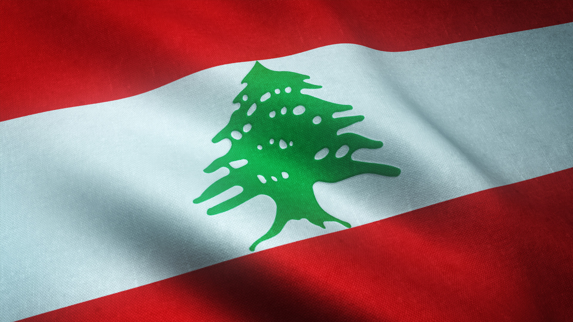 An image of the flag of Lebanon