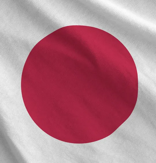 An image of the flag of Japan